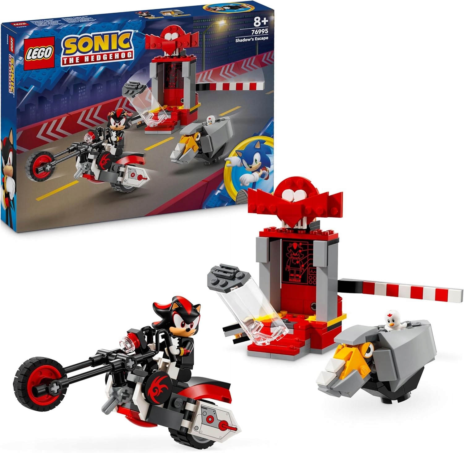 Lego Sonic Shadow the Hedgehog Útěk Motocyklová laboratoř 76995