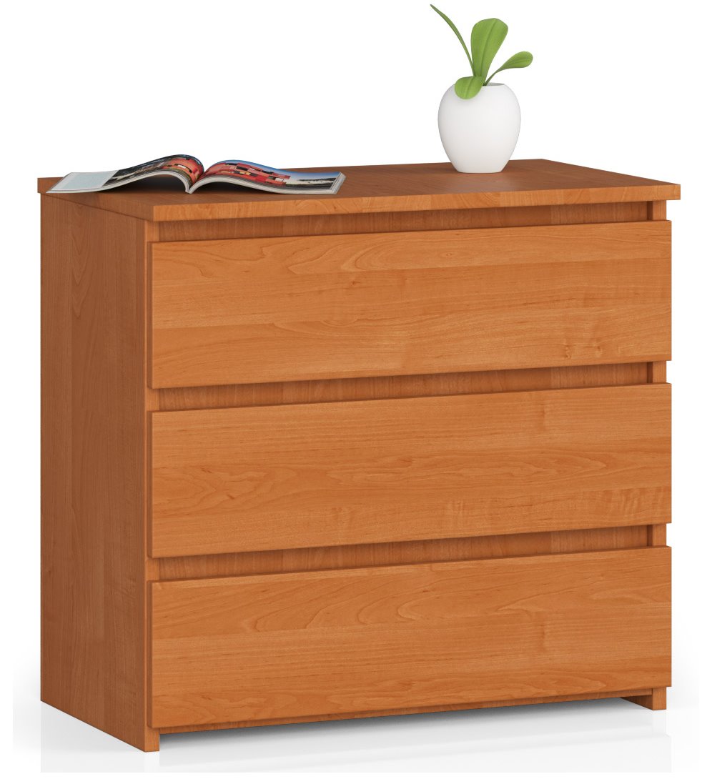 Nočná skrinka CL3 jelša nočný stolík 60 cm 3 zásuvky Akd