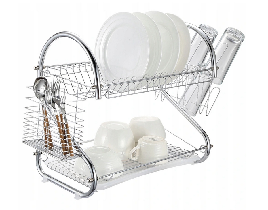 

Suszarka Do Naczyń Dwupoziomowa Stojąca Ociekacz