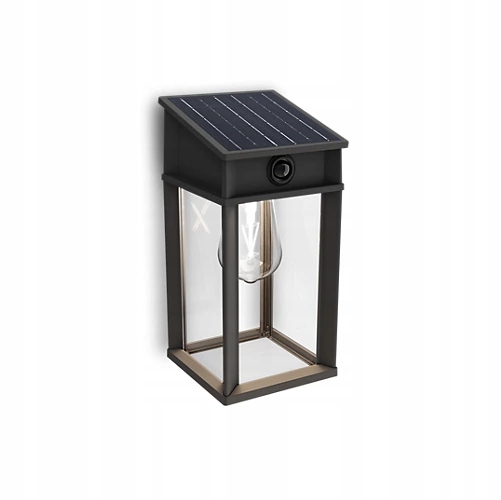 Zahradní nástěnné svítidlo Solární Lampa Led 3.2W IP44 Snímač pohybu Geri Philips