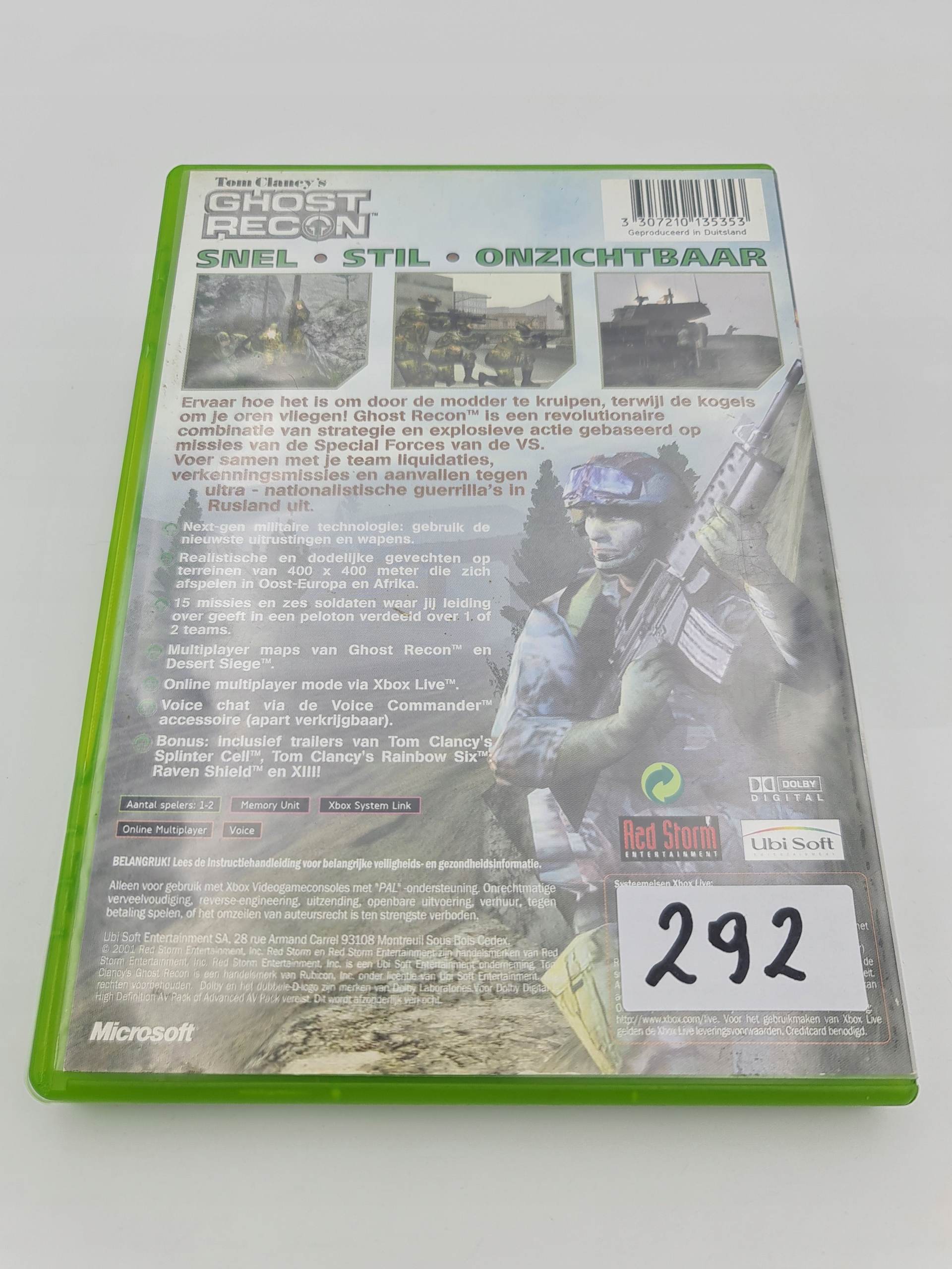 XBOX TOM CLANCY'S GHOST RECON Platforma Microsoft Xbox