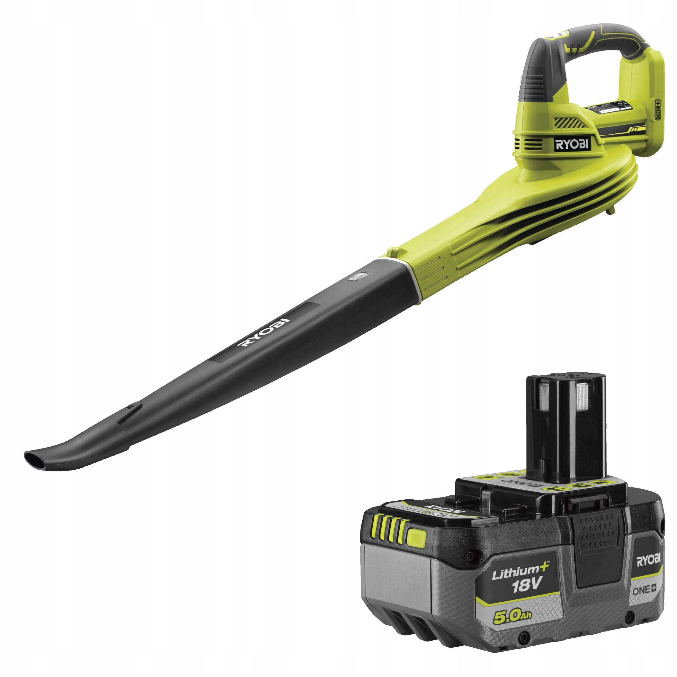 Ryobi Bezdrôtová Akumulátorová Fúkačka Na Listy 245KM/H OBL1820S 5Ah