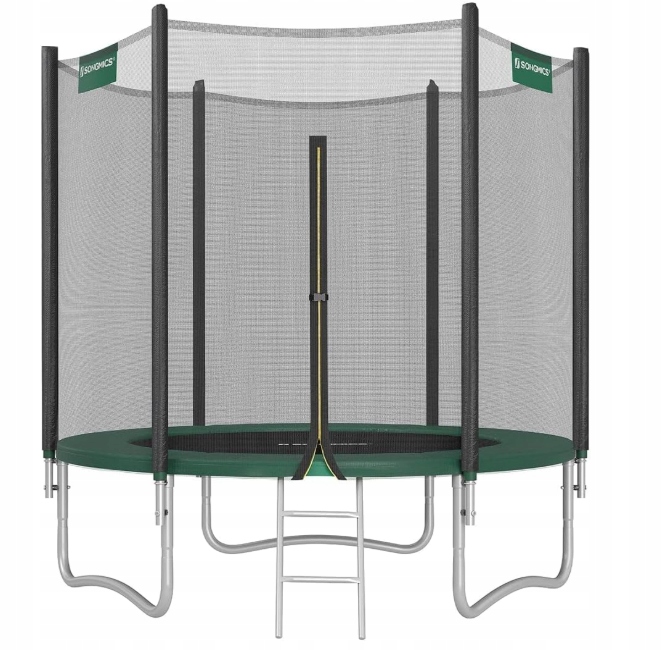 Trampolina do ogrodu zewnętrzna z siatką 183 cm solidny materiał