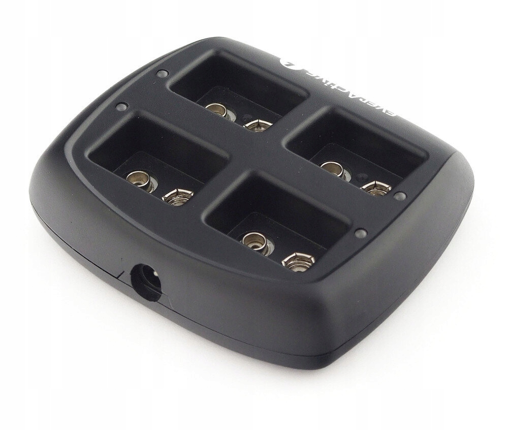 4 akumulatory 6F22 9V+ ładowarka ZESTAW Everactive Pojemność 250 mAh
