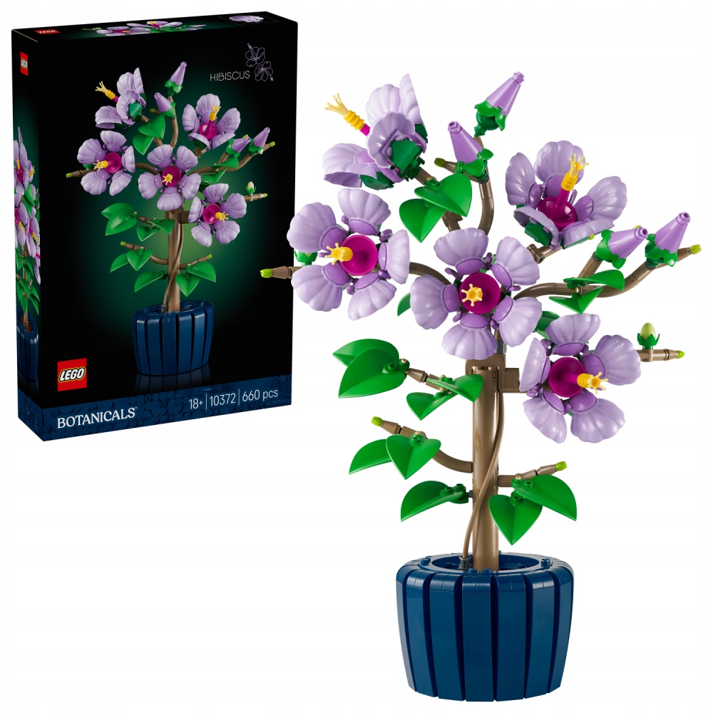 Lego Botanicals 10372 Krásná Kytice Ibišek Květina 18+ 660 Dílků