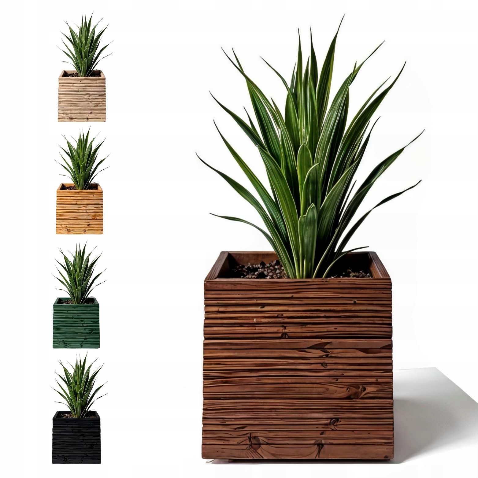 Krabice 50x53x28 cm modřínově hnědá květináč