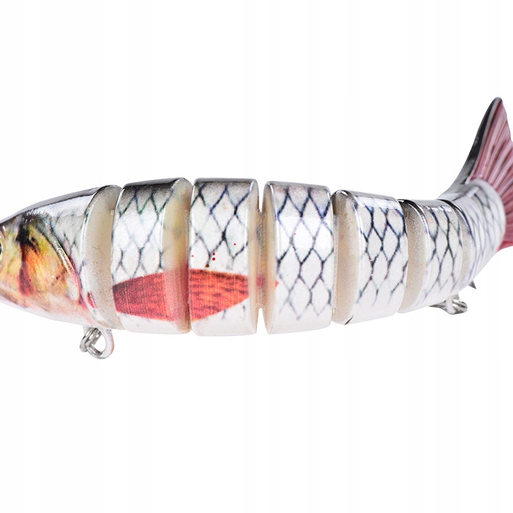 Wobler SZCZUPAK SANDACZ Łamany F145 SREBRNO-CZERWO EAN (GTIN) 5905369280153