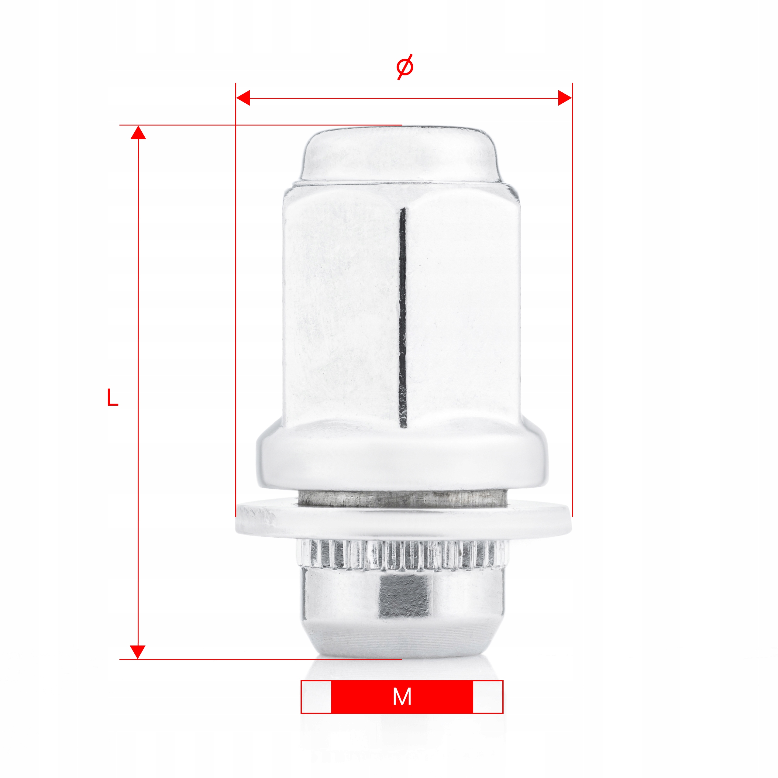 Nakrętki do felg TOYOTA Land Cruiser 70 100 200 Amazon Cygnus M14x1.5x47mm Producent Getmann