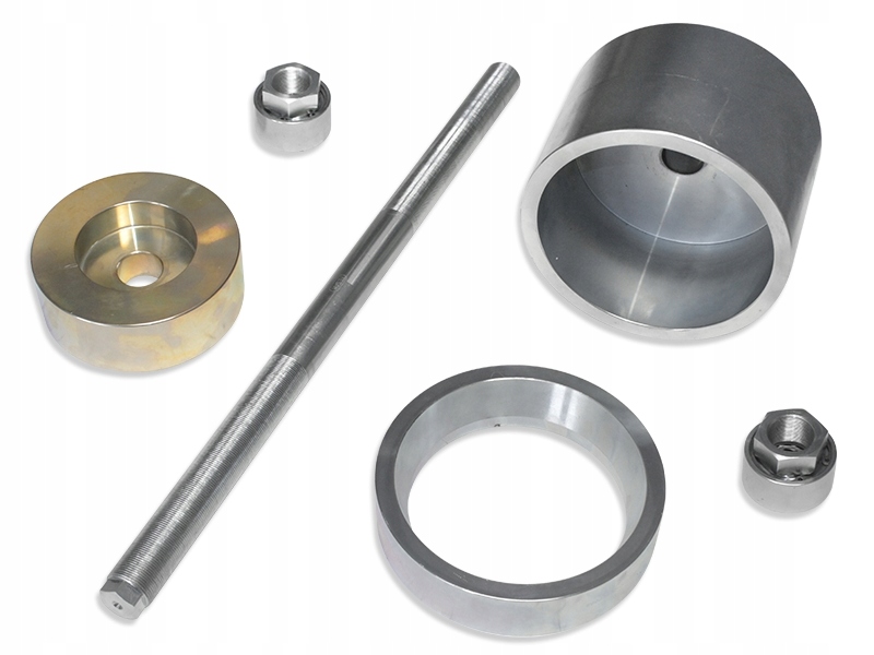 Комплект для пресування і пресування втулок напівпричепа