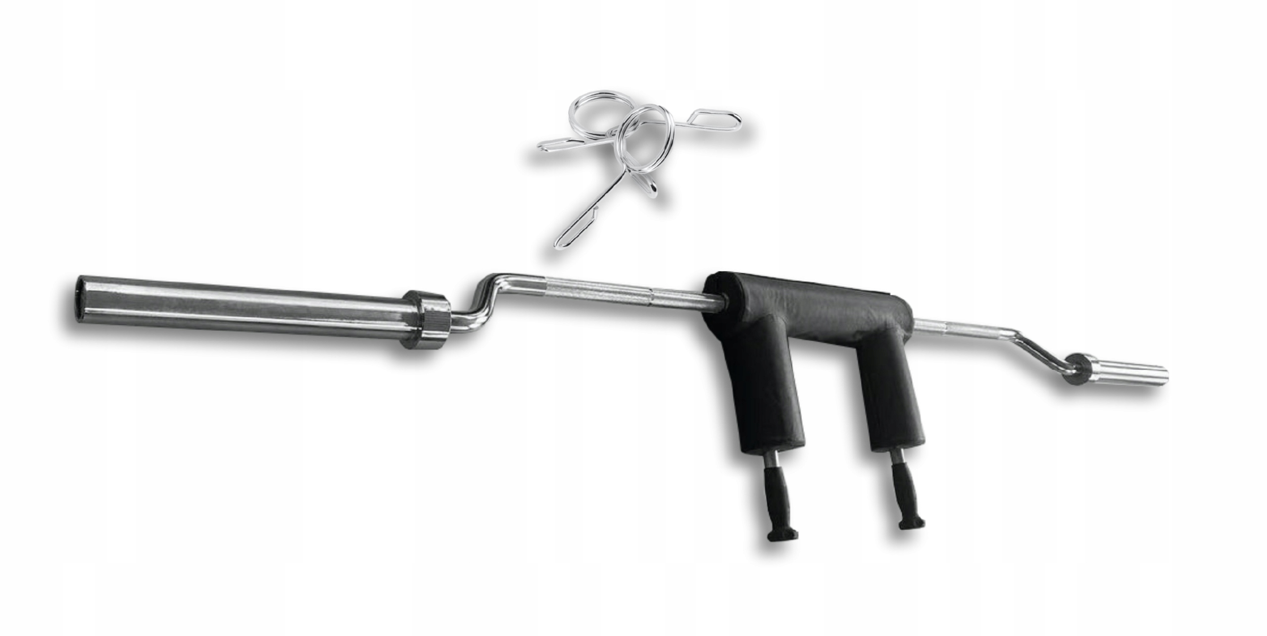 Sztanga Squat Bar 240cm do przysiadów 50mm stalowy wytrzymały do ćwiczeń