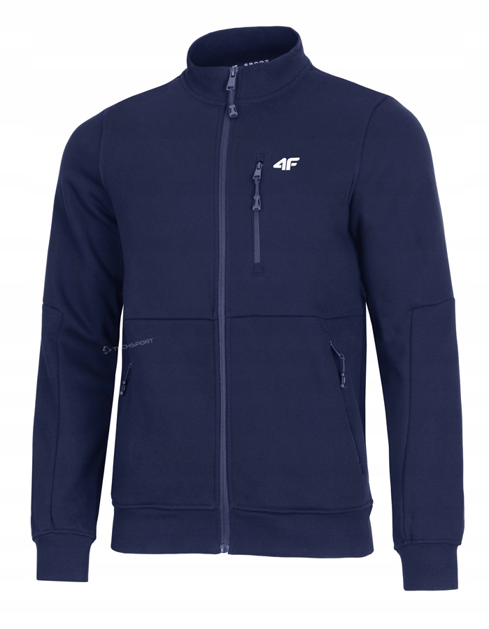 4F Ocieplana Męska Bluza Bomberka Rozpinana Bawełniana Zamki rozm XL