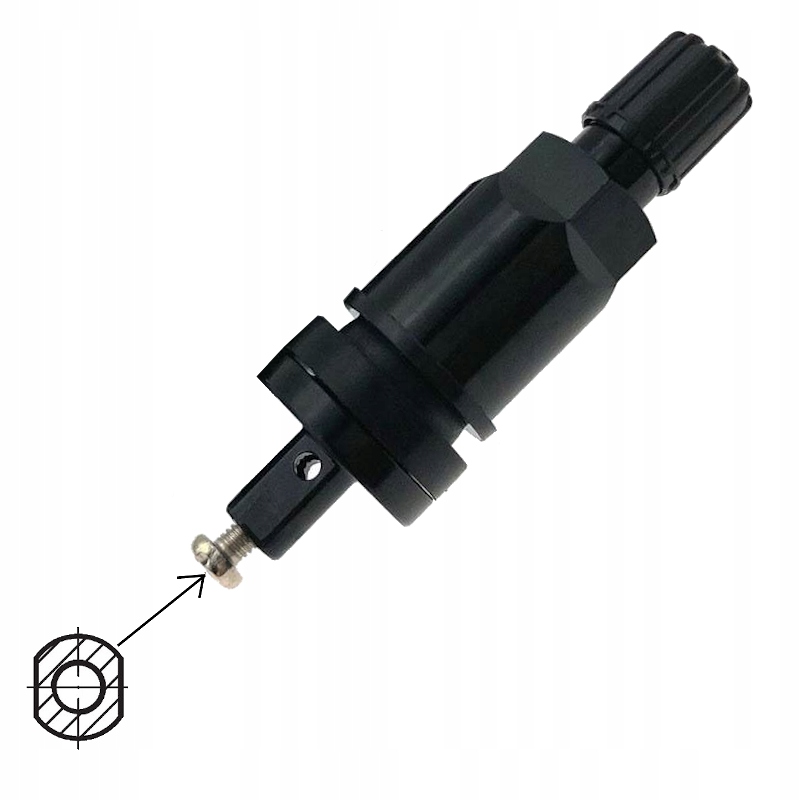 

Zawór do czujnika Tpms Schrader Gen 4 czarny