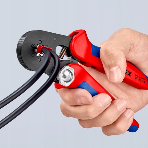 SAMONASTAWNE SZCZYPCE DO TULEJEK 180MM KNIPEX Maksymalny przekrój przewodu 16 mm²