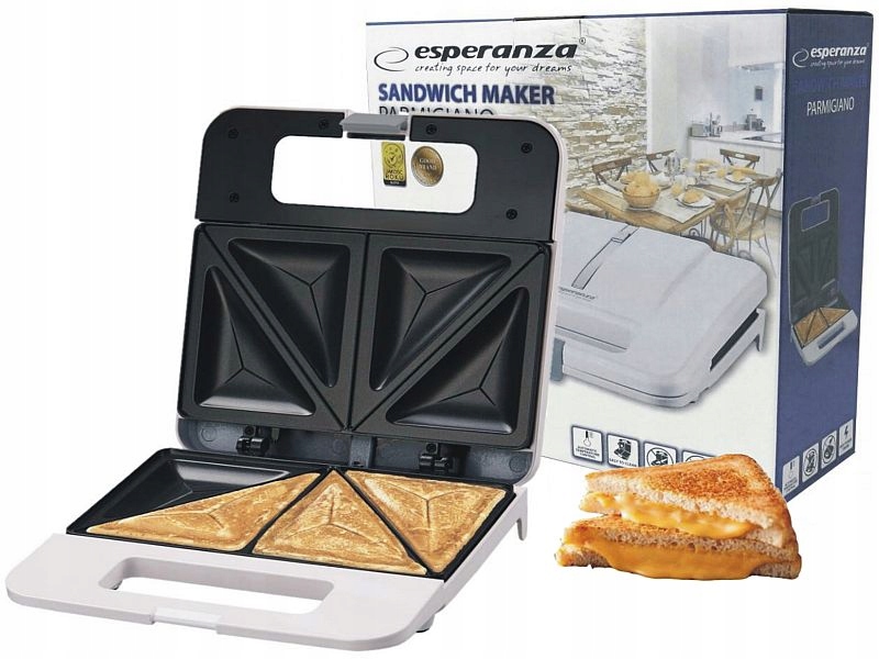 

Toster Opiekacz Do Kanapek Tostów Sandwich 1000W
