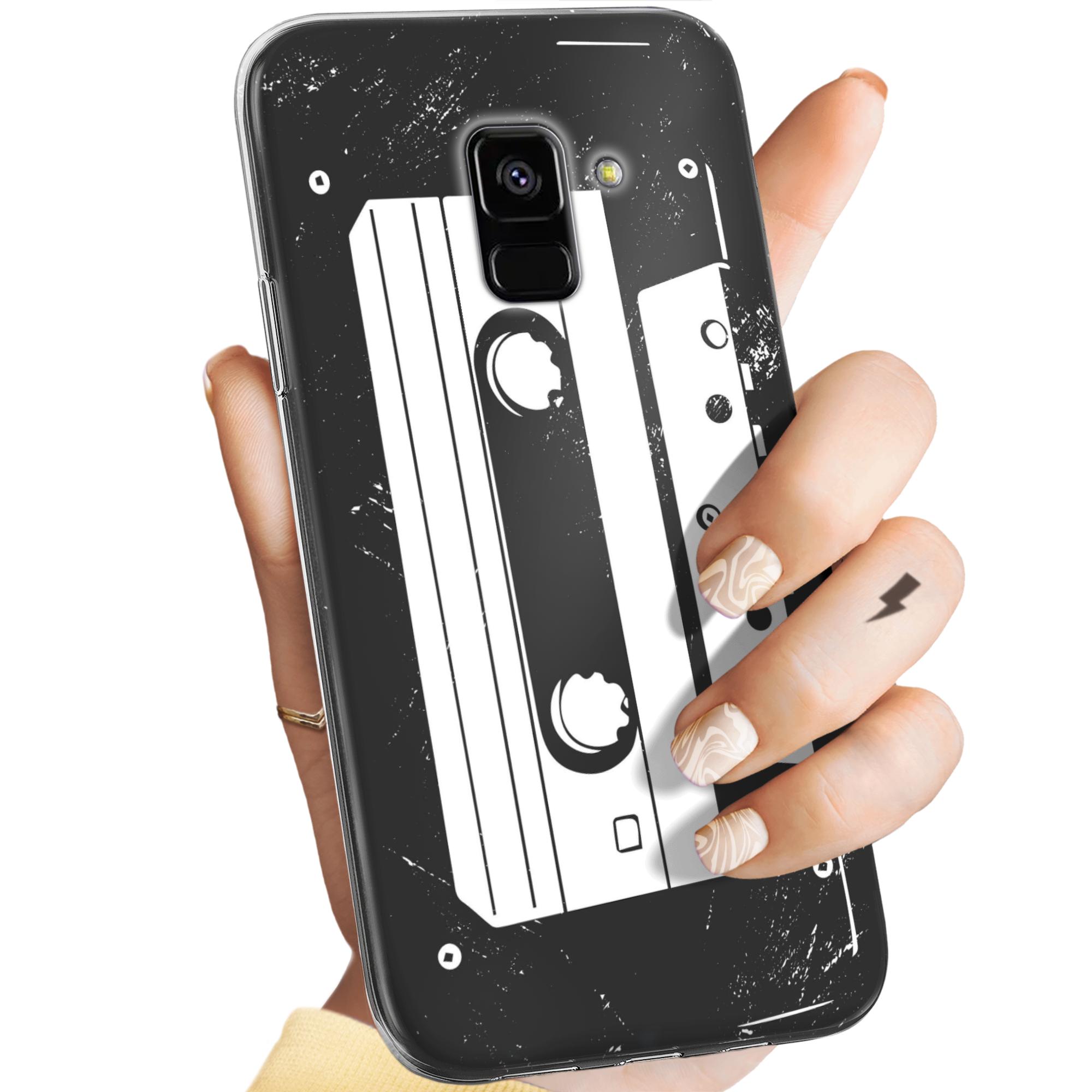 Etui Do Samsung Galaxy A5/A8 2018 Retro Old School Muzyka Gry Obudowa