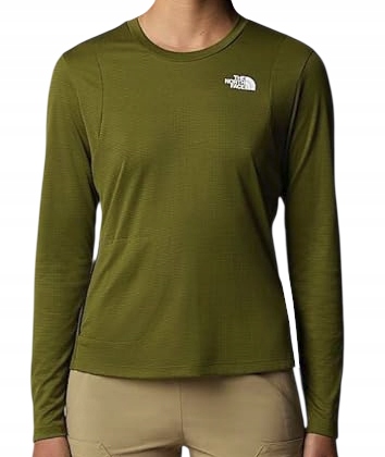 The North Face Dámská Halenka Tričko S Dlouhým Rukávem Forest Olive vel. XL