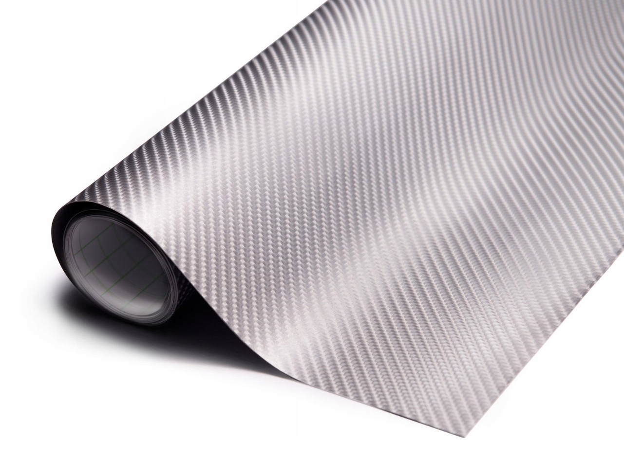 

Okleina Folia Carbon 4D Połysk Srebrna 152x50cm