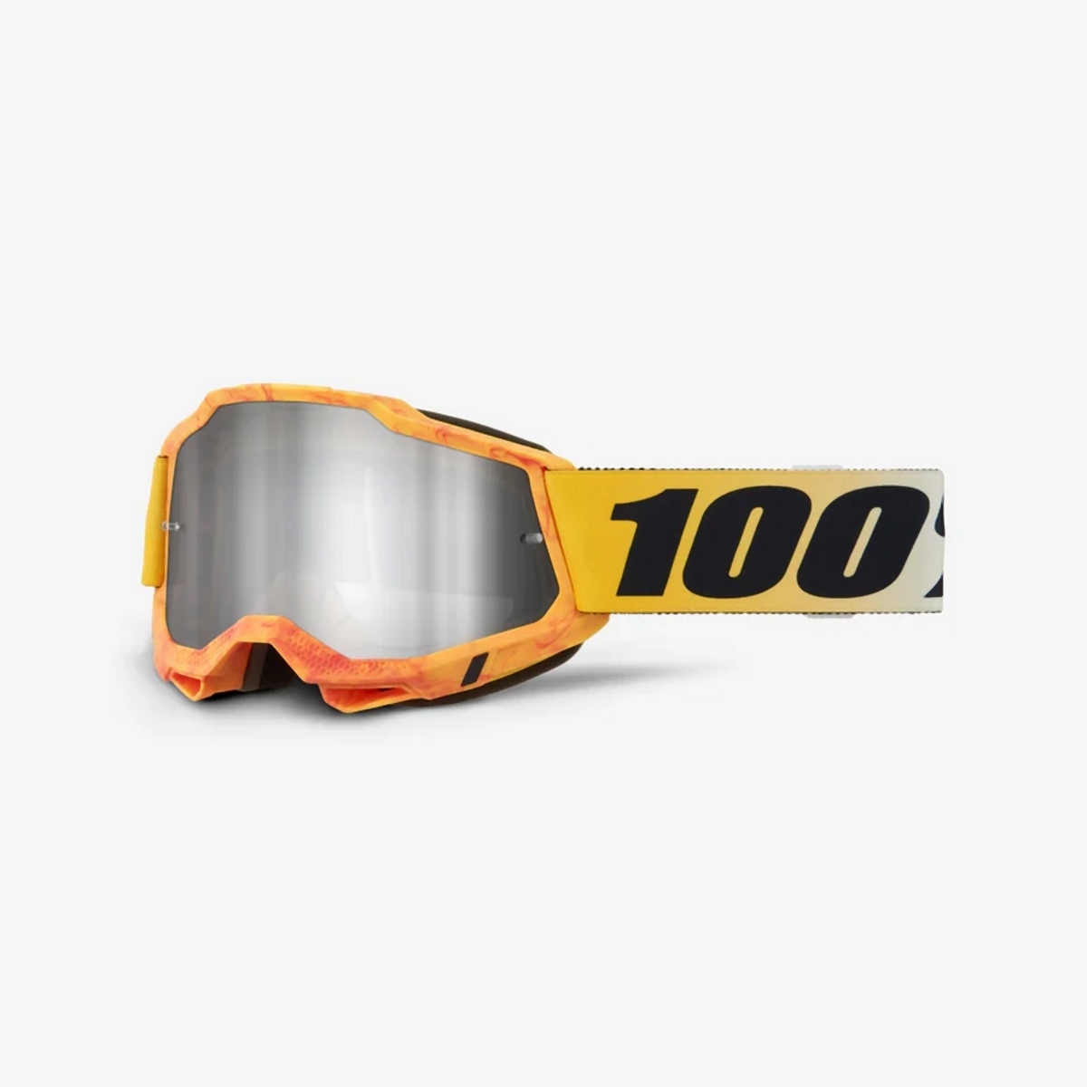 100 % Okuliare Model Accuri 2 Razza Mirror Silver Lens Farba Žltá/c