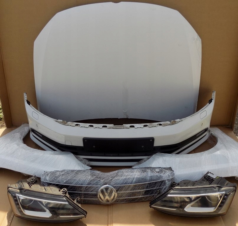 DW JETTA 6 ZDERZAK MASKA BŁOTNIKI LED XENON PAS