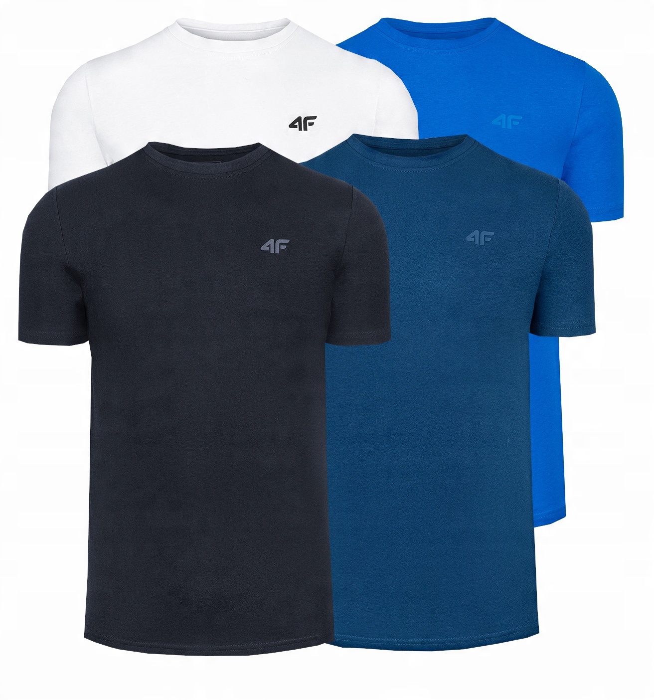 

4F Koszulka Męska T-shirt Sportowy Zestaw 4SZT