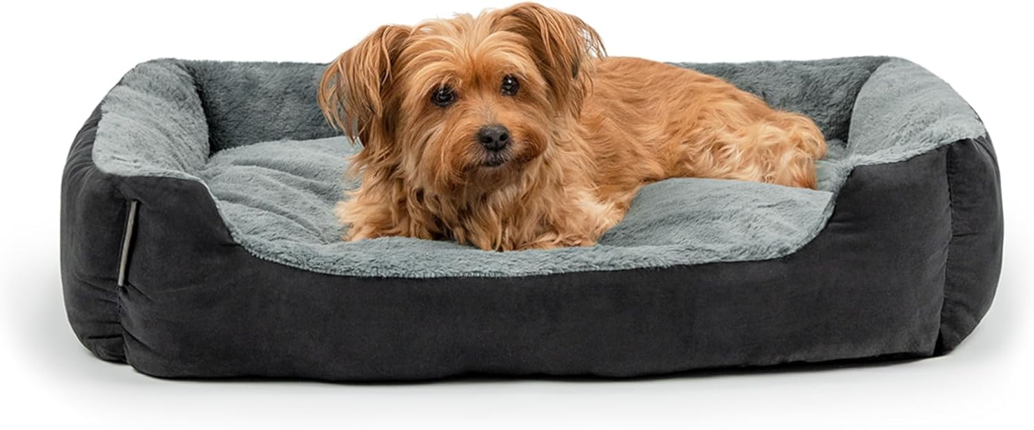 Levně polštář pro psa Lionto šedý 75 cm x 60 cm