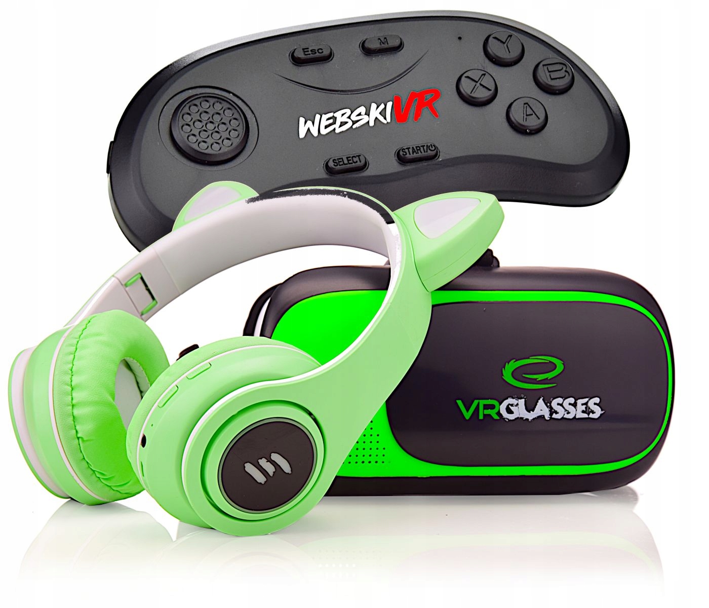 PREZENT POD CHOINKĘ GOGLE VR 360+GAMEPAD BLUETOOTH