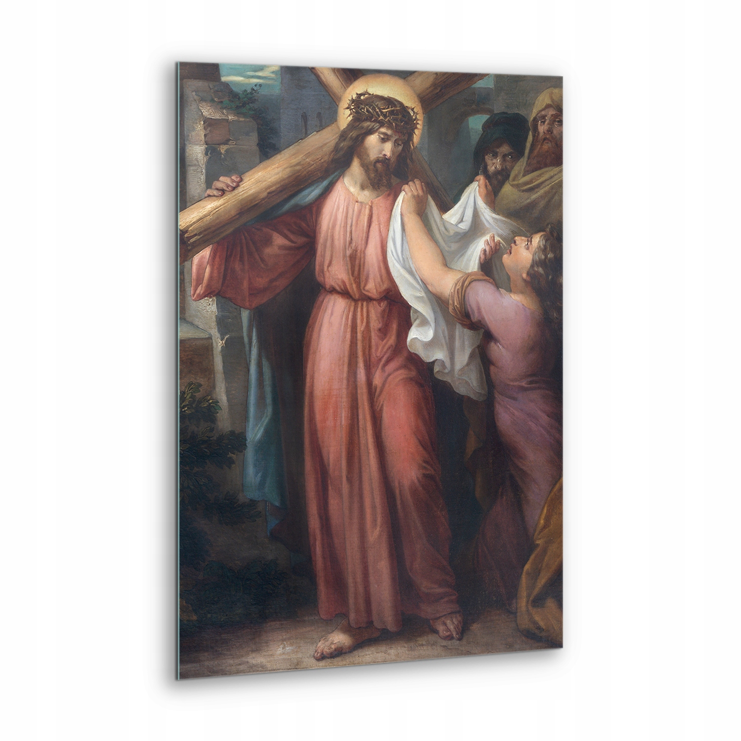 Obraz do kuchyně na skle Veronika s Ježíšem