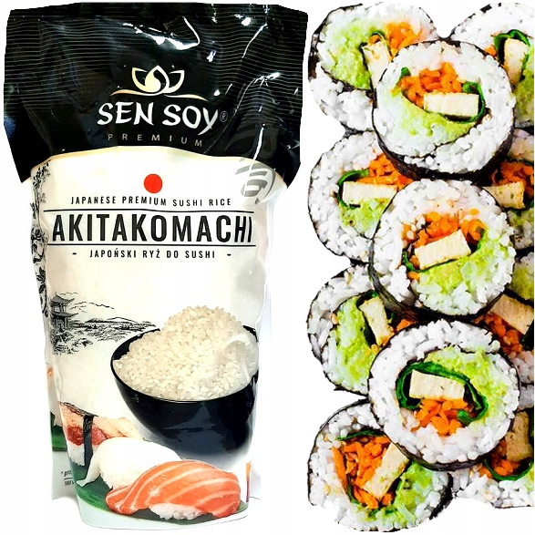 

Ryż Do Sushi Japoński Akitakomachi 1kg Sen Soy