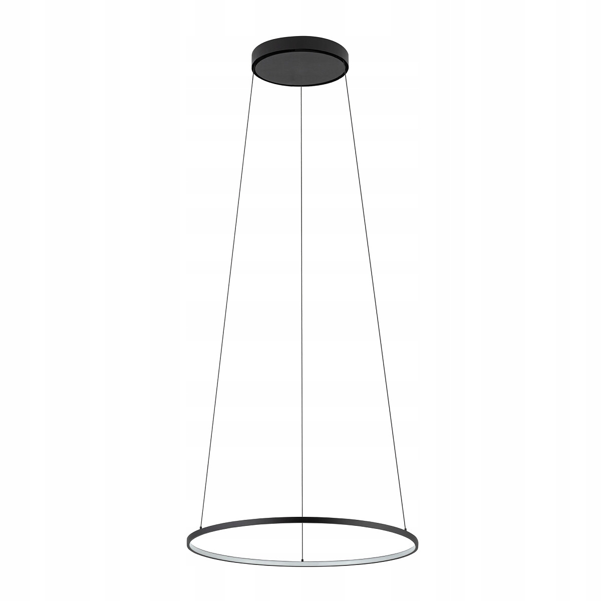 Nowodvorski Závesná lampa čierna Led Circolo S 3000K 45 cm