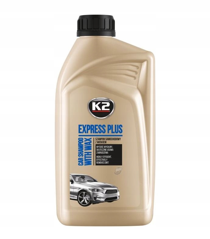 K2 Express Plus szampon samochodowy z woskiem, K141, 1 l