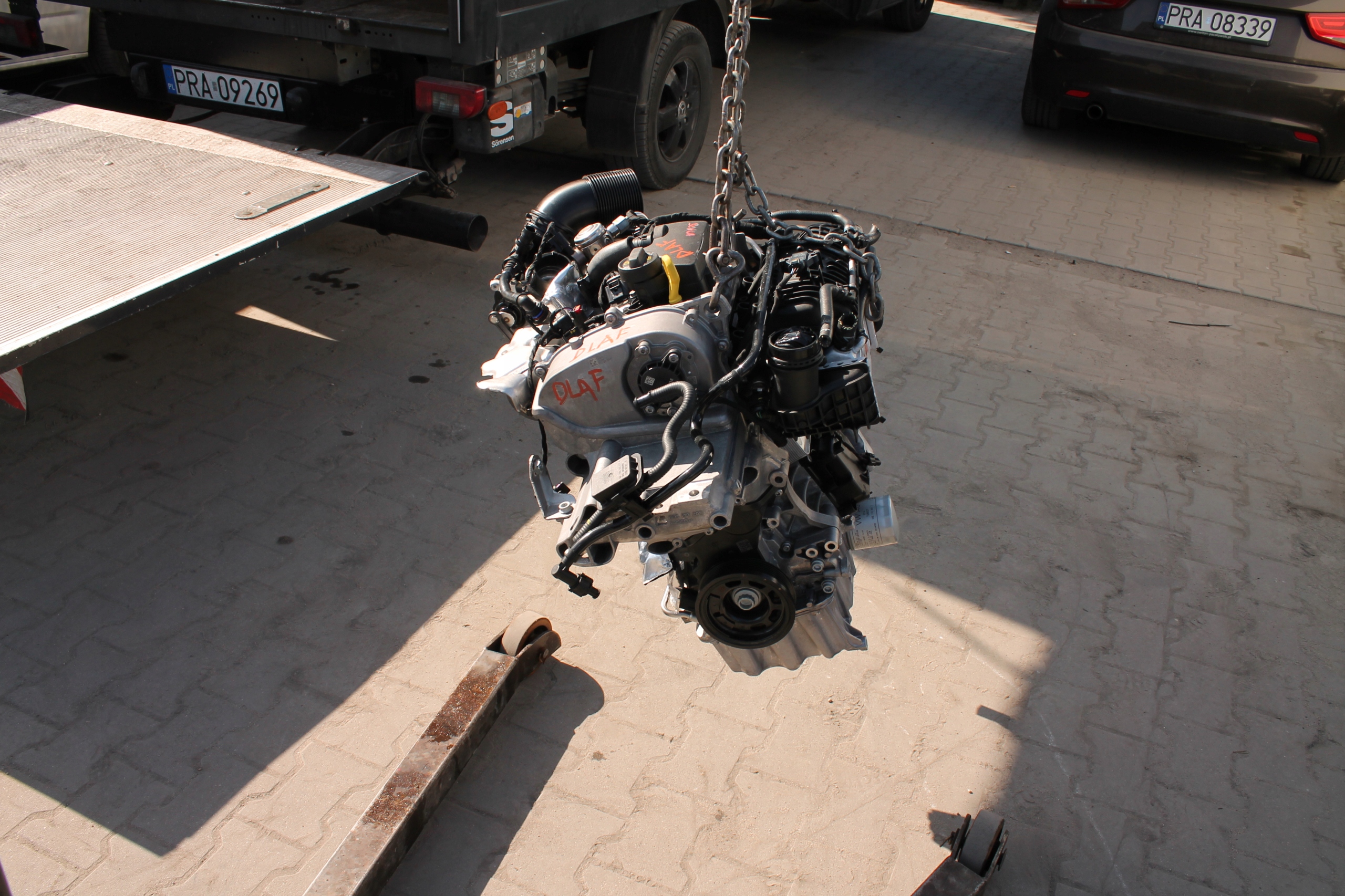 engine complete VW SKODA AUDI DLAF 20 TYSKM