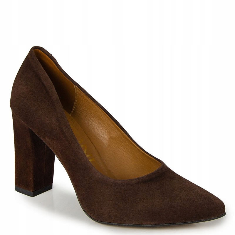 LaRoni 2453 Hnědé Semišové Kožené Boty 37