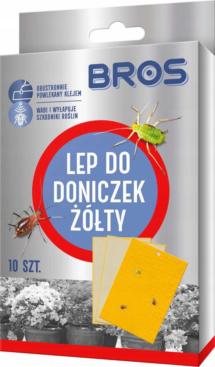 

Lep na szkodniki do doniczek żółty 10 szt. Pułapka