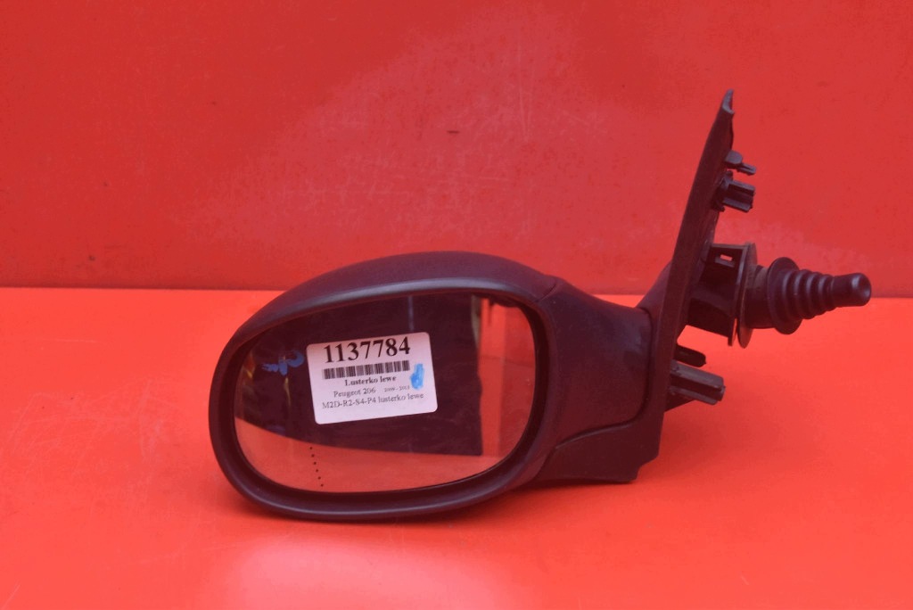 mirror left black, manually EU 015816 PEUGEOT 206+ plus 09-13