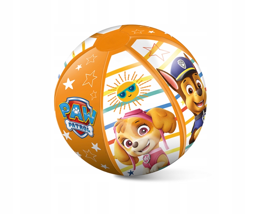 DUŻA PIŁKA DMUCHANA PLAŻOWA DLA DZIECI PSI PATROL Model Mondo