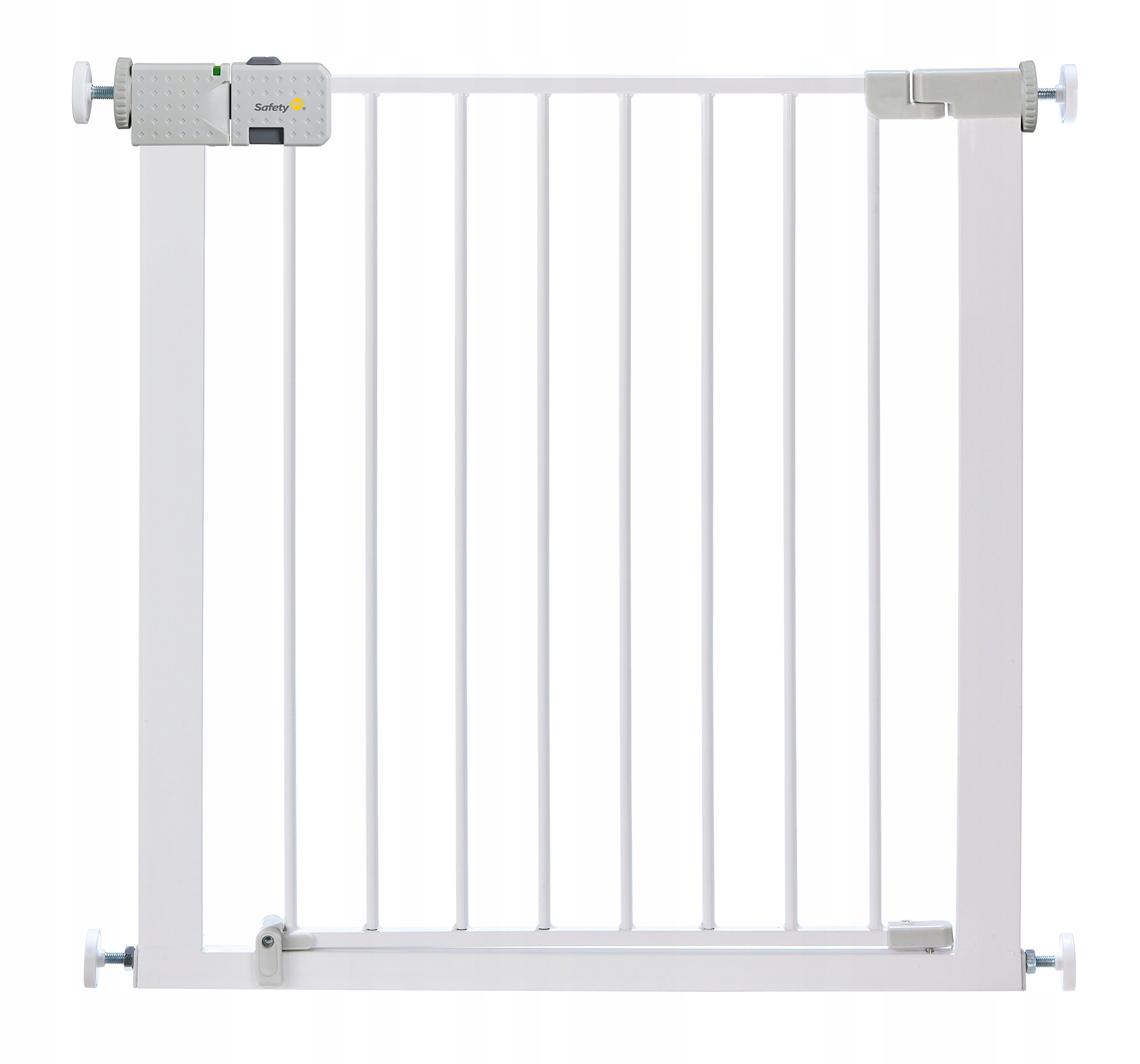 Safety 1ST Bramka Rozporowa Zabezpieczająca 73-80cm Biała na Schody i Drzwi