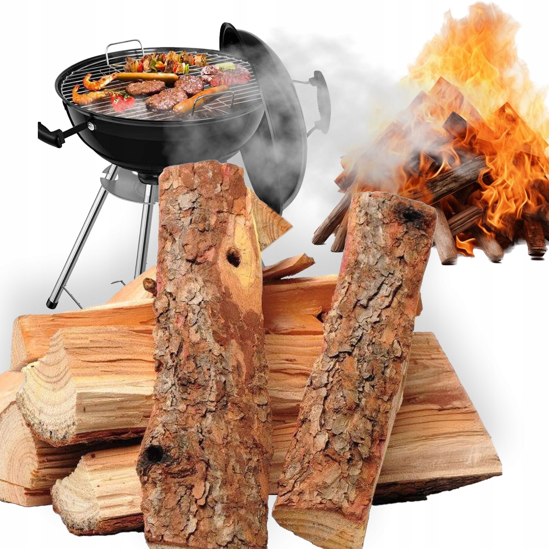 OLSZYNA DO PALENISKA GRILLA, DO OGNISKA, NA BIWAK 10 KG DREWNO DO WĘDZENIA