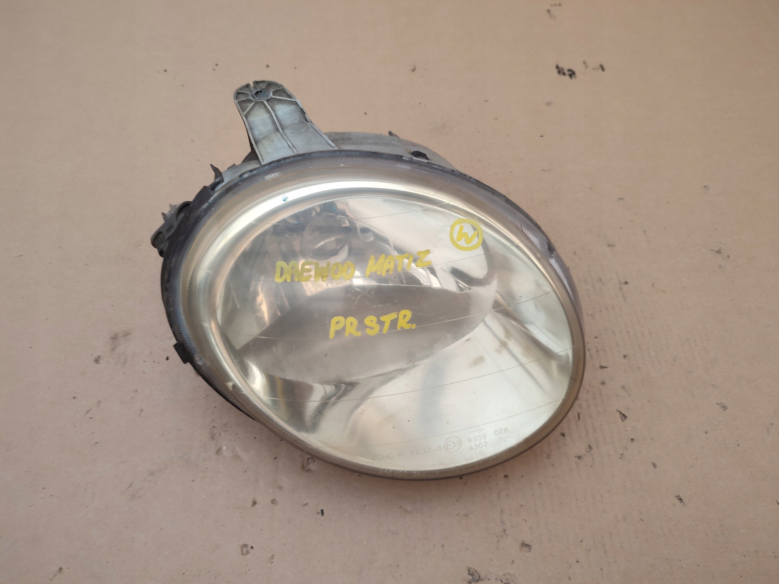 light right front right front Daewoo Matiz