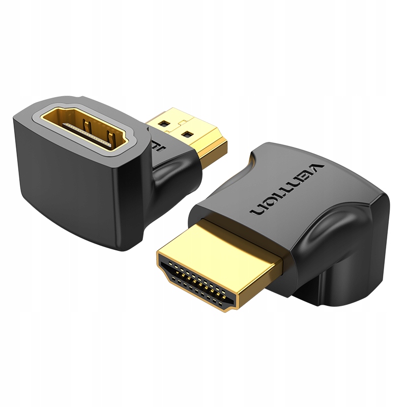 VENTION Adapter kątowy HDMI męsko-żeński 4k@60Hz