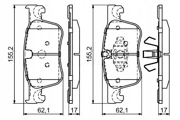 Bosch Brzdové Destičky Citroen Přední C4 Picasso 13 Sada pro řidiče #29
