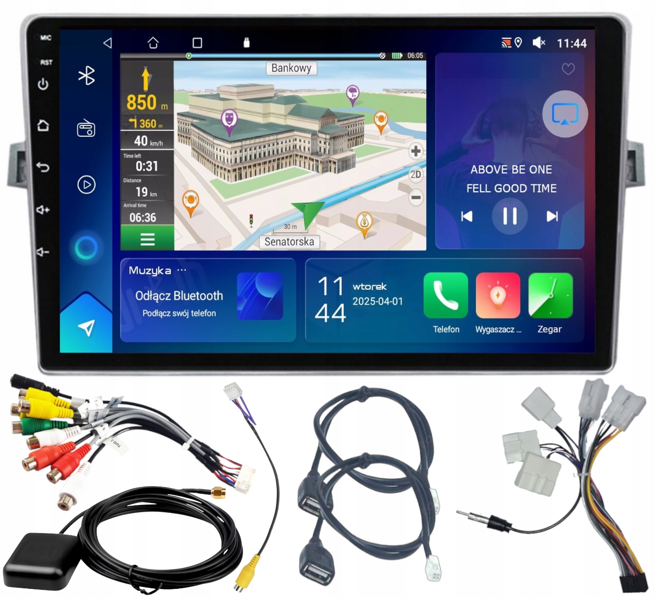 Gps Autorádio Toyota Verso 2009-2018 Wifi Carplay Usb 2GB 64GB