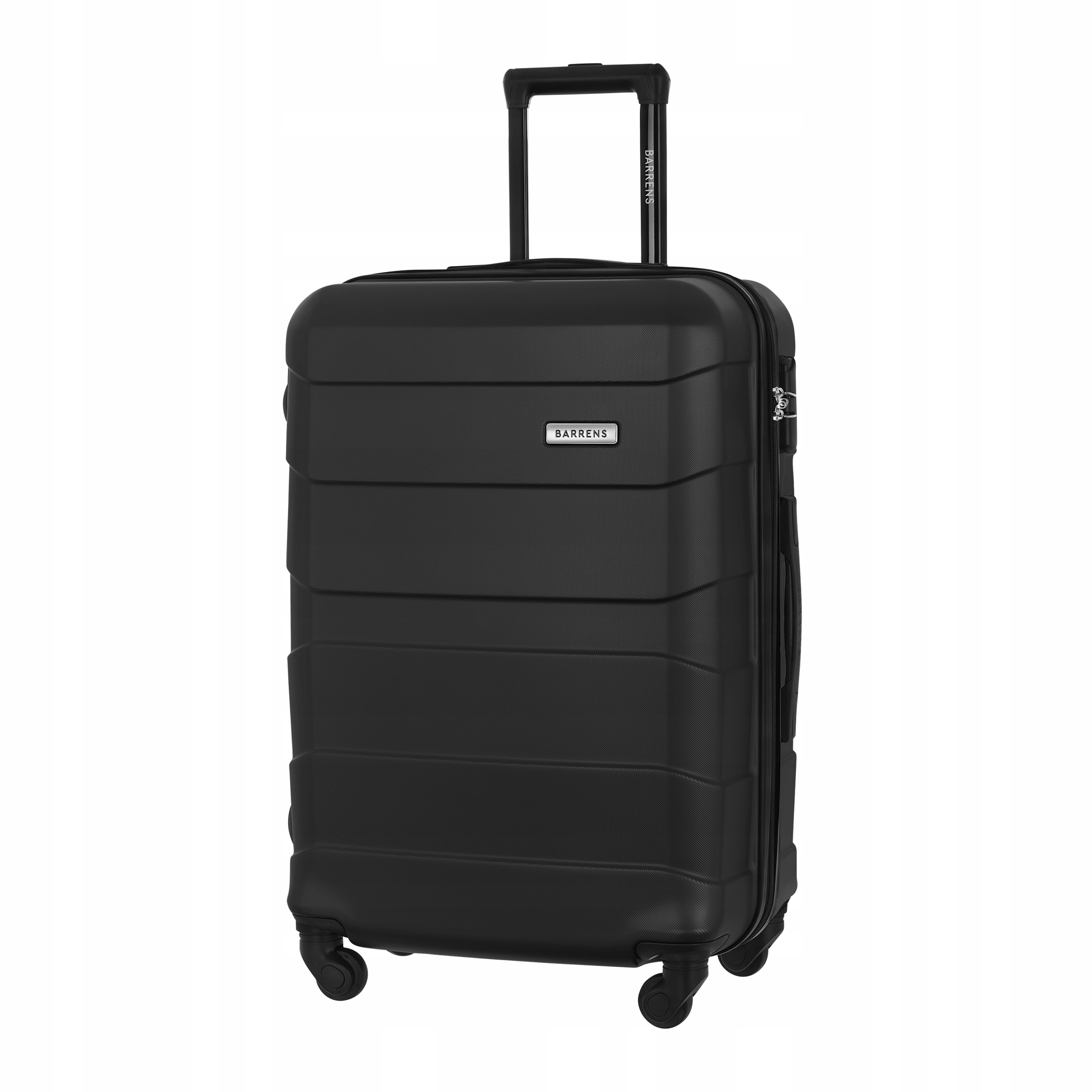 BARRENS WALIZKA ŚREDNIA PODRÓŻNA TORBA PODRÓŻNA LEKKA BAGAŻ czarna 60l XL Model BASIC