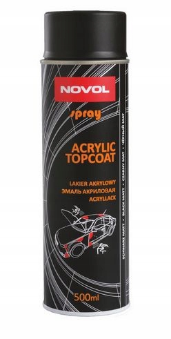 

Novol Topcoat Lakier Akrylowy Czarna Satyna Spray