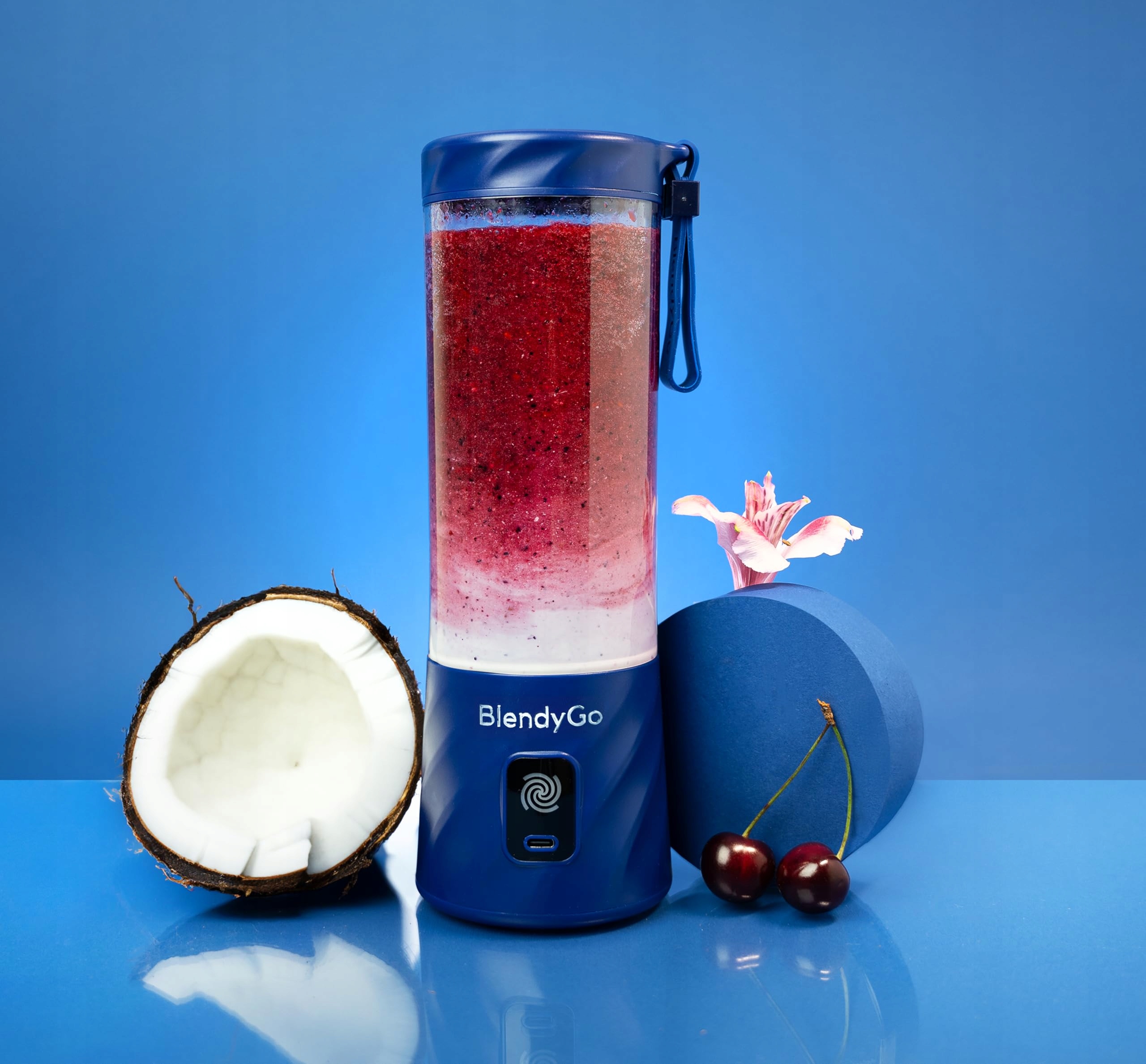 BLENDYGO 3 Blender Smoothie Maker Mini Przenośny USB 550 ml BPA Free — miniatura 2