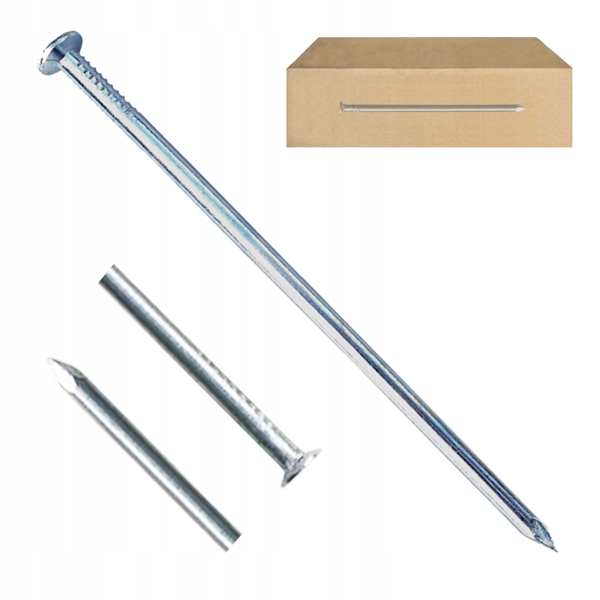 

Gwoździe Budowlane Ocynk 4" 4X100MM 5KG