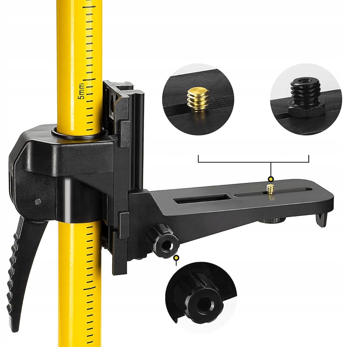 WINDA DO TYCZKI DO POZIOMICY LASEROWEJ TYCZKI STATYWU GWINT 1/4 ORAZ 5/8 Marka inna