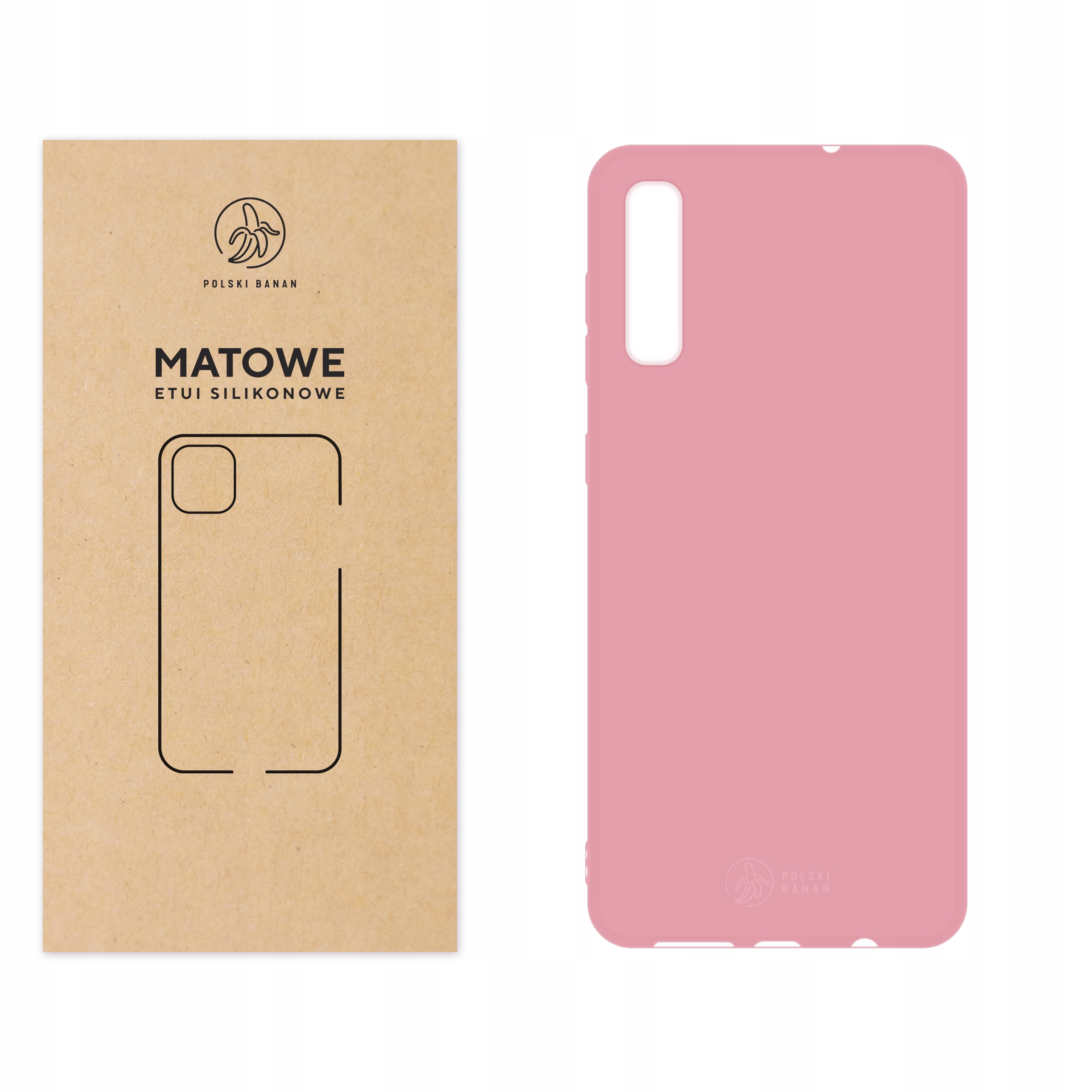 

Etui Matowe do Samsung Galaxy A50 różowe