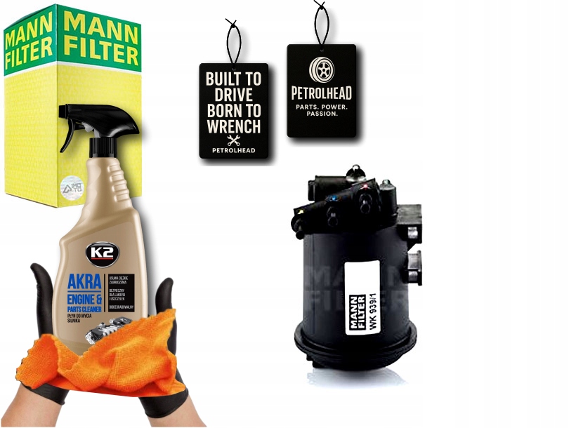 Palivový Filtr Renault 1,9DCI Mann-filter #Petrolhead Pro+ Kit12
