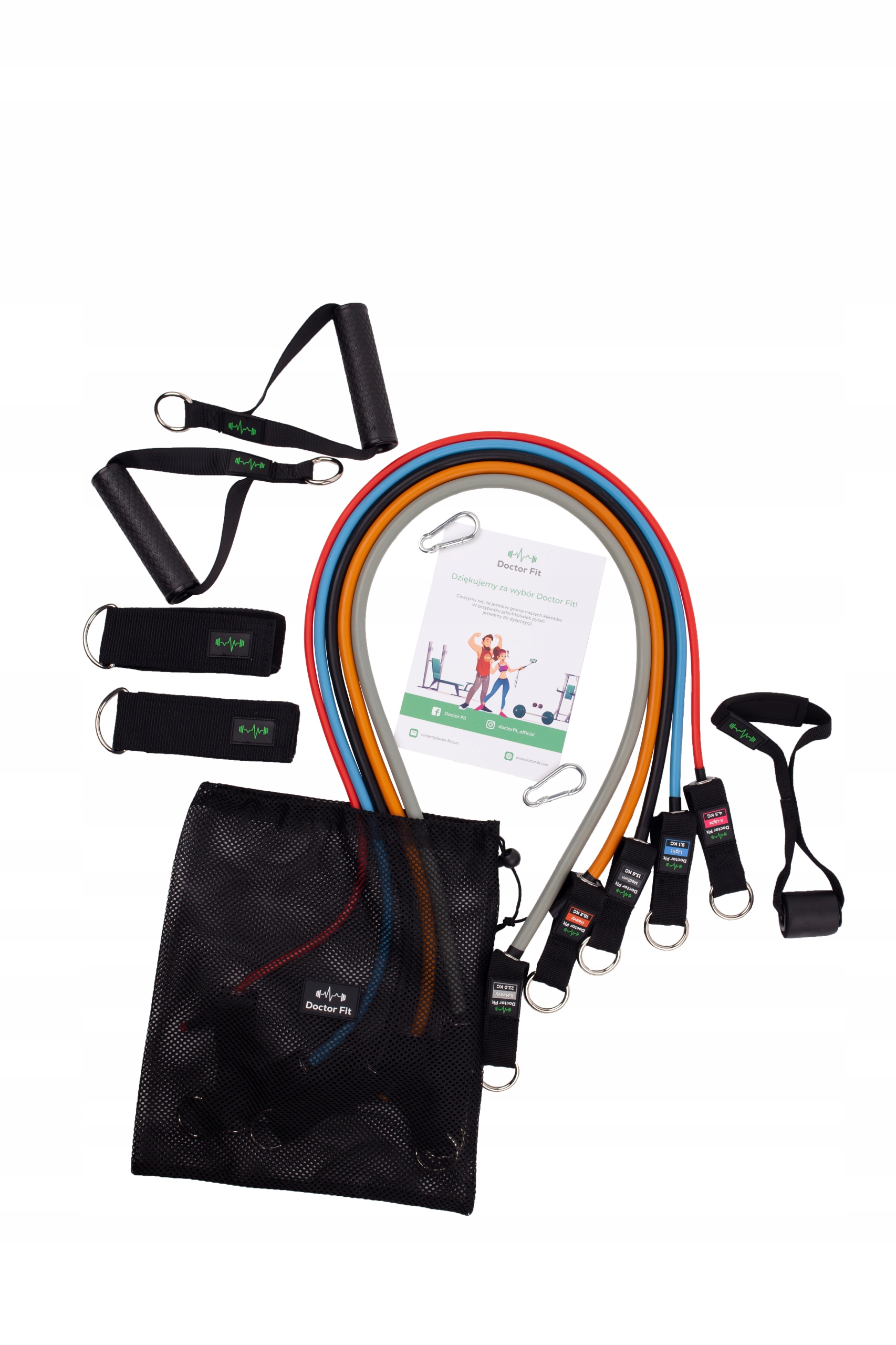 

Doctor Fit Zestaw 5 Gum Oporowe Fitness + Gratisy