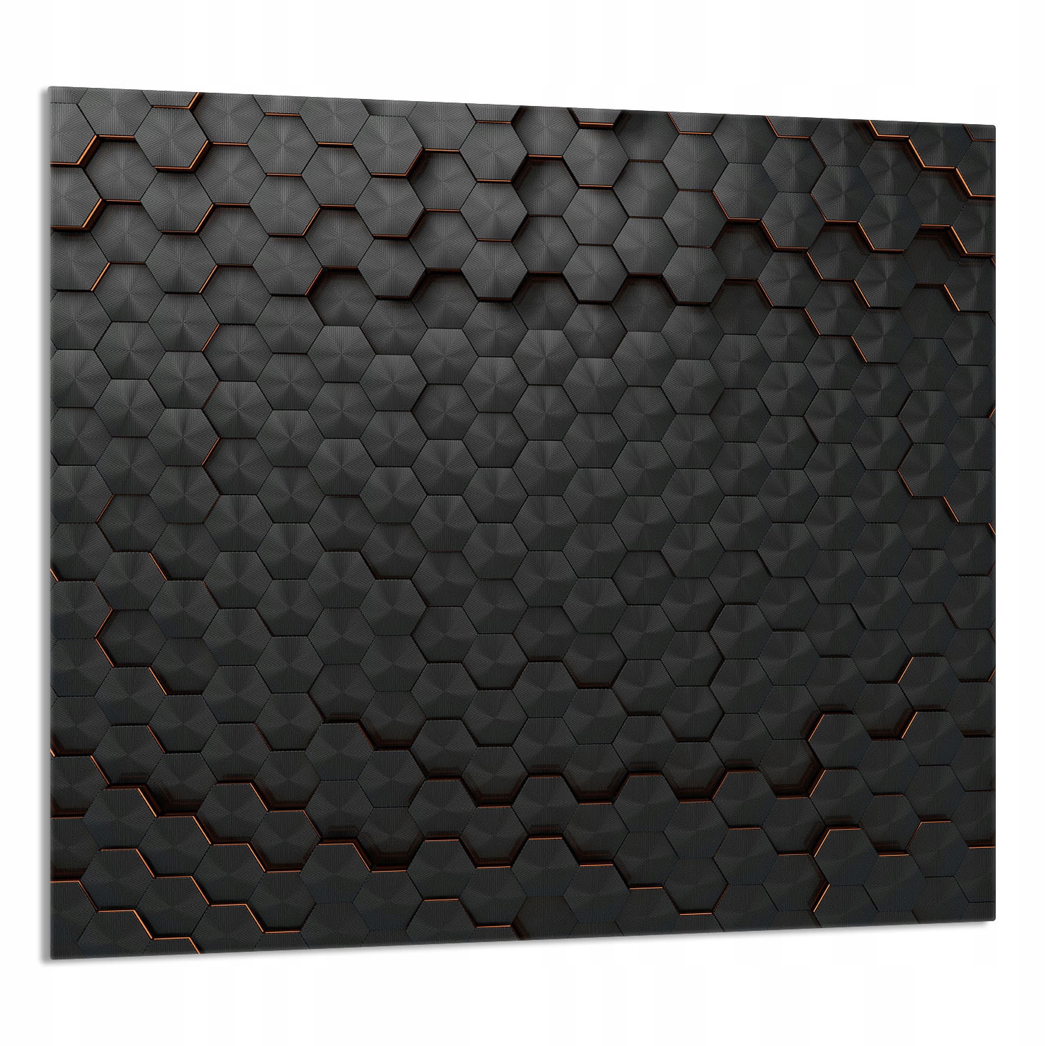 Skleněný Panel Do Kuchyně 65x60 Černé Tvrzené Sklo